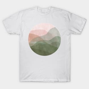 Watercolor Rolling Landscape T-Shirt